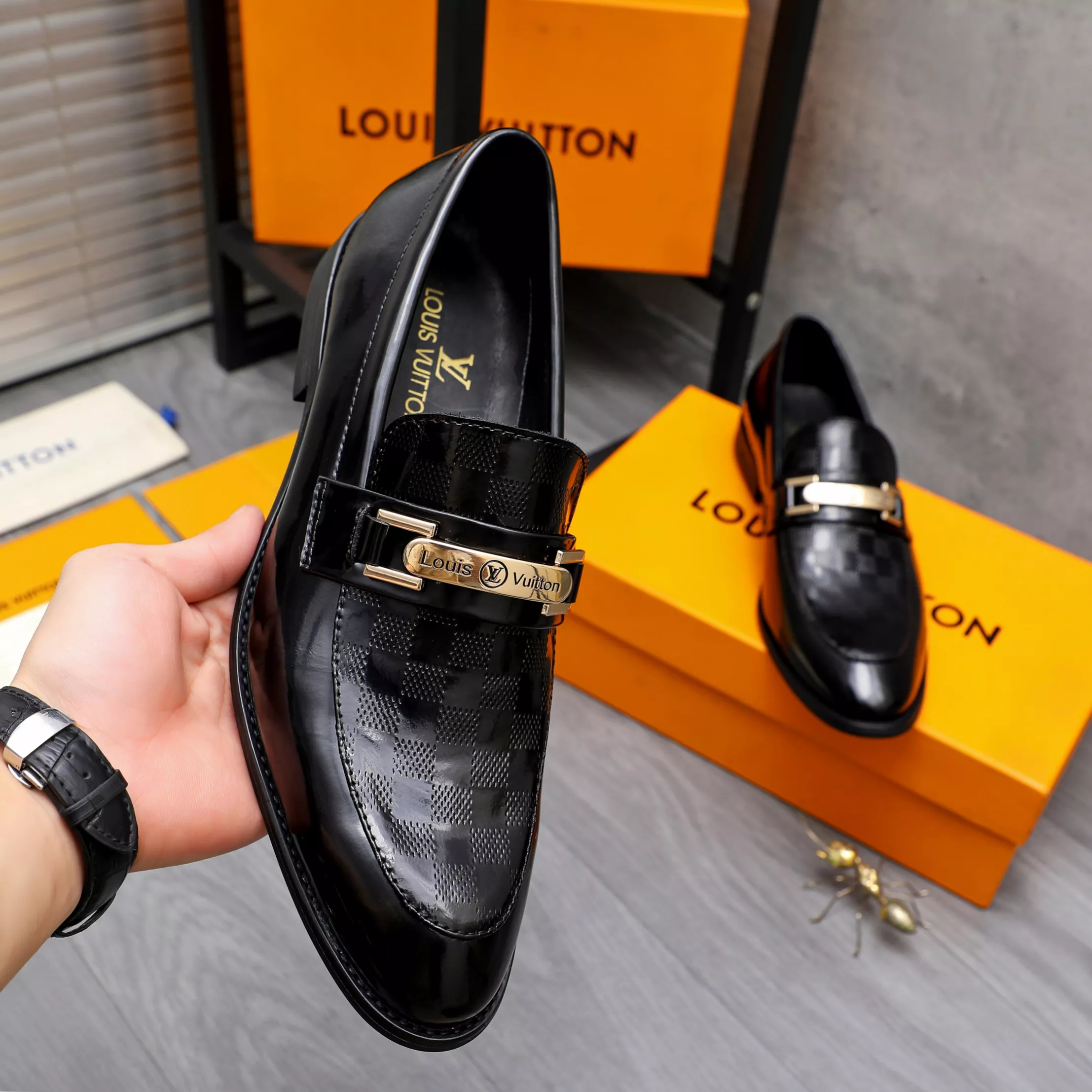 louis vuitton lv oxfords chaussures pour homme s_12a1a523